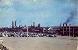 U. S. Steel Mills Youngstown, OH Postcard Postcard