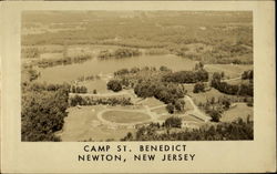 Camp St. Benedict Newton, NJ Postcard Postcard