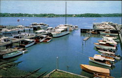Marine Park Municipal Dock Red Bank, NJ Postcard Postcard