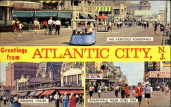 Greetings From Atlantic City Postcard
