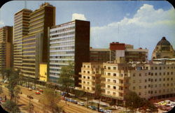 View Of Paseo De La Reforma At Mexico City Postcard
