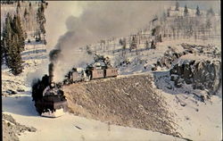 Denver & Rio Grande Western Trains, Railroad Postcard Postcard