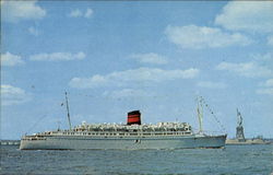 Q. T. E. V. Queen Of Bermuda Postcard