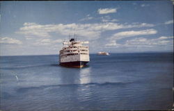 Passing Ships Postcard