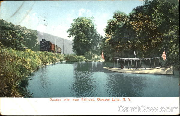 Owasco Inlet Near Railroad Auburn New York