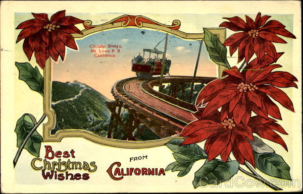 Best Christmas Wishes From California Railroad (Scenic)