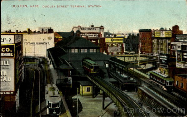 Dudley Street Terminal Station Boston Massachusetts