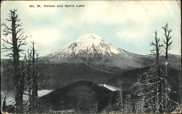Mt. St. Helens And Spirit Lake Washington