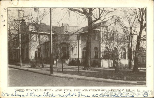 Young Women's Christian Association, First And Church Sts. Winston-Salem North Carolina