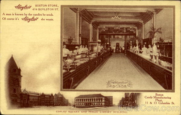 Huyler's Boston Store, 414 Boylston St Massachusetts
