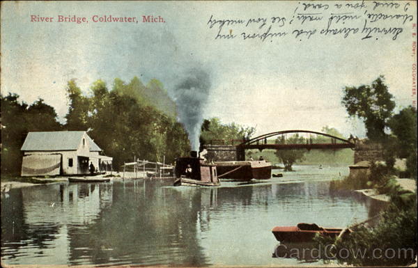 River Bridge Coldwater Michigan