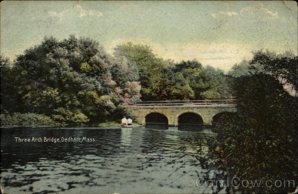 Three Arch Bridge Dedham Massachusetts