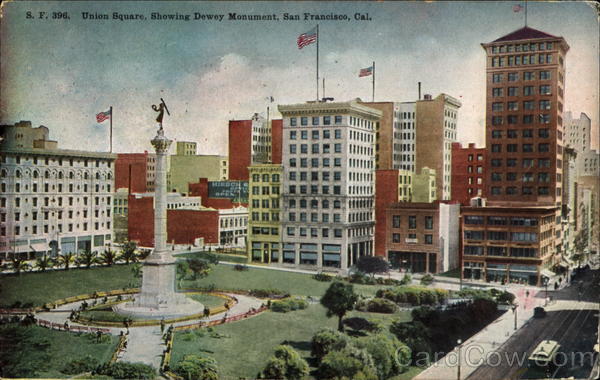 Dewey Monument, Union Square San Francisco California