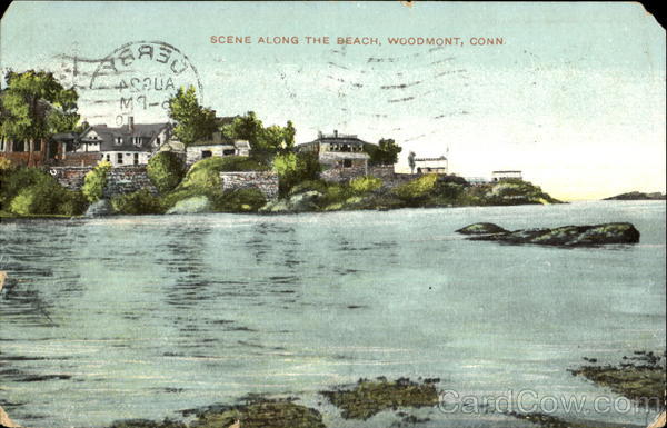 Scene Along The Beach Woodmont Connecticut