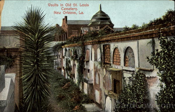 Vaults In Old St. Louis Cemetery New Orleans Louisiana