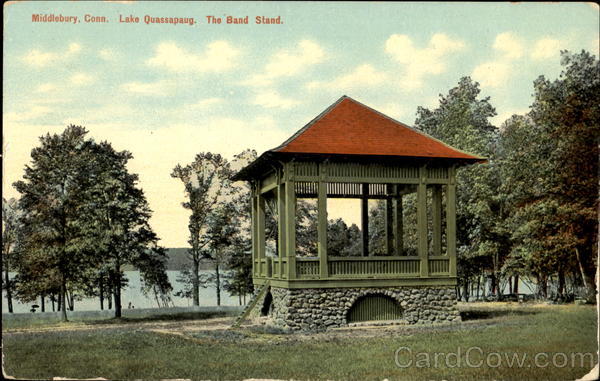 Lake Quassapaug The Band Stand Middlebury Connecticut