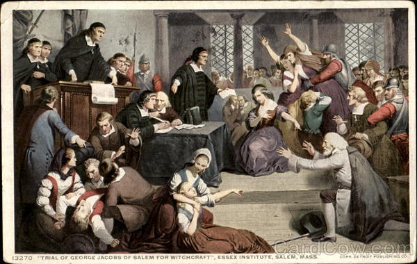 Trial Of George Jacobs Of Salem For Witchcraft, Essex Institute Massachusetts