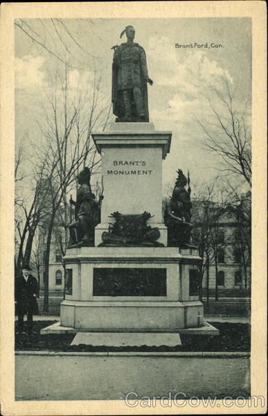 Brant's Monument, 1930 Branford Canada Ontario