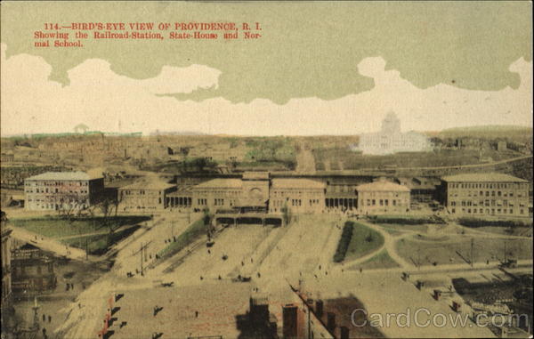 Bird's Eye View Of Providence Rhode Island