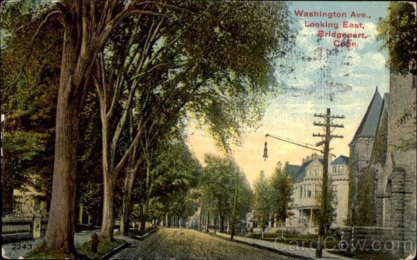 Washington Ave. Looking East Bridgeport Connecticut