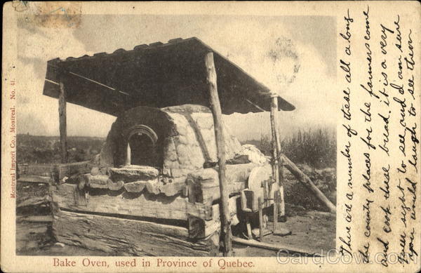 Bake Oven Used In Province Of Quebec PQ Canada