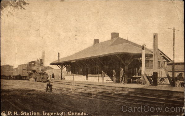 C. P. R. Station Ingersoll Canada Misc. Canada
