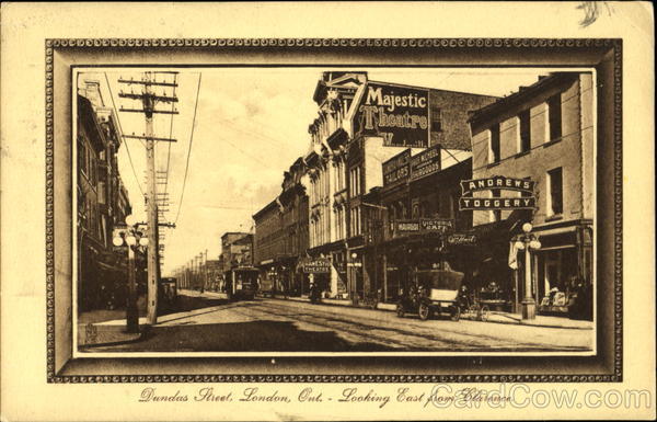 Dundas Street Looking East From Clarence Street London Canada