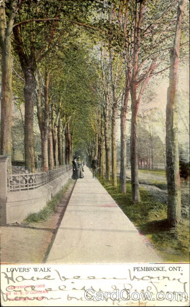 Lovers Walk Pembroke ON Canada Ontario