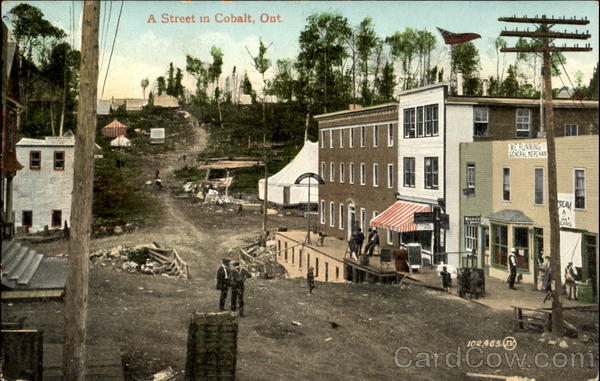 A Street In Cobalt ON Canada Ontario
