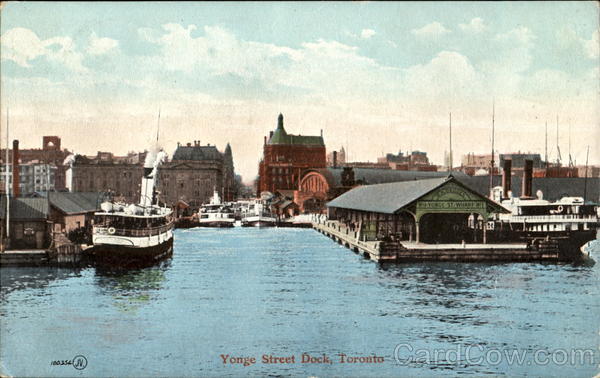 Yonge Street Dock Toronto Canada Ontario