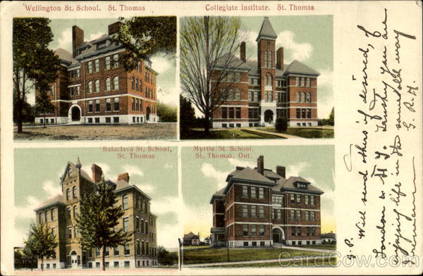 Wellington St. School St. Thomas Canada Misc. Canada