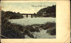 Railway Bridge Hexham, Northumberland England Postcard Postcard