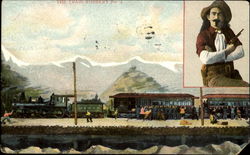 The Train Robbery No. 4 Postcard