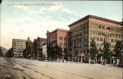 View From Penn Square Looking East Reading, PA Postcard Postcard