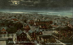 Bird's Eye View Of Atlantic City New Jersey Postcard Postcard