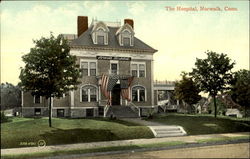 The Hospital Norwalk, CT Postcard Postcard