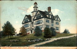 High School From Main Street Brewster, NY Postcard Postcard