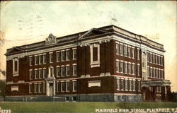Plainfield High School New Jersey Postcard Postcard