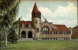 Public Library Postcard
