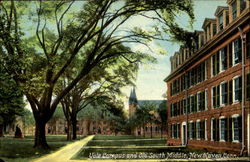 Yale Campus And Old South Middle Postcard