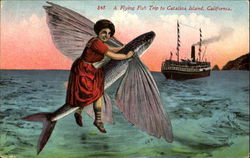 A Flying Fish Trip To Catalina Island Santa Catalina Island, CA Postcard Postcard