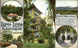 Loma Linda Medical And Surgical Sanitarium California Postcard Postcard