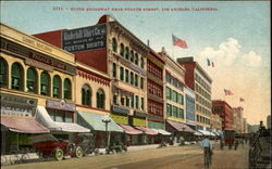 South Broadway, Fourth Street Postcard