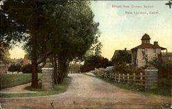 Ocean Beach, Elliott Ave Postcard