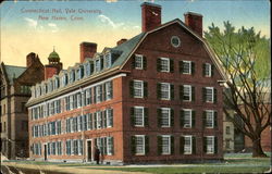 Connecticut Hall, Yale University Postcard