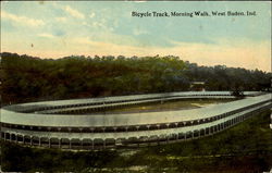 Bicycle Track Morning Walk Postcard