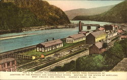 The U. S. Armory Buildings Harpers Ferry, WV Postcard Postcard