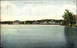 Hoag Lake Woonsocket, RI Postcard Postcard