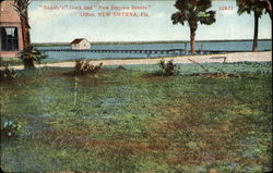 Keysle's Dock And New Smyrna Breeze Office Postcard