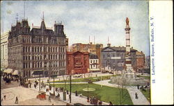 Lafayette Square Buffalo, NY Postcard Postcard